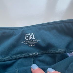 Athleta Girl Teal Leggings!